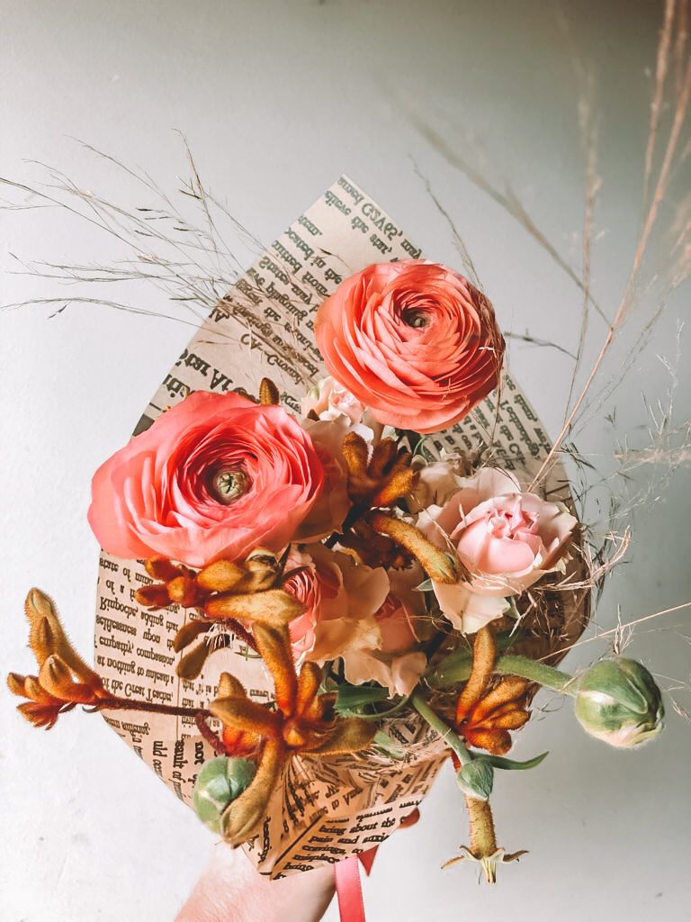 Spoonful of Sugar Adore Weddings Seasonal Mini Fresh Flower Wrap